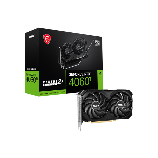 MSI GeForce RTX 4060 TI 8GB GDDR6 Ventus 2X OC Videókártya