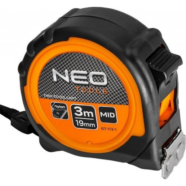 Neo 67-113-1 MIARA ZWIJANA STALOWA 3 M X 19 MM, MAGNES NEO TOOLS