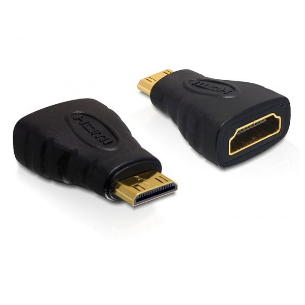 Delock DL65244 nagy sebességű HDMI C male -> HDMI A female (DL65244)