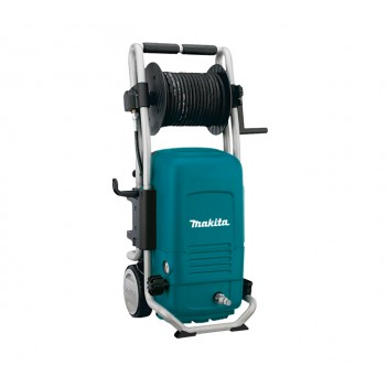 Водоструйка Makita HW151, 2500 W, 150 бара, Дебит 500 л/ч, 50°C максимална температура, 10 м дължина на маркуча