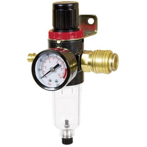 Filtro Reductor De Presión R 1/4" Para Compresor De Aire De Einhell