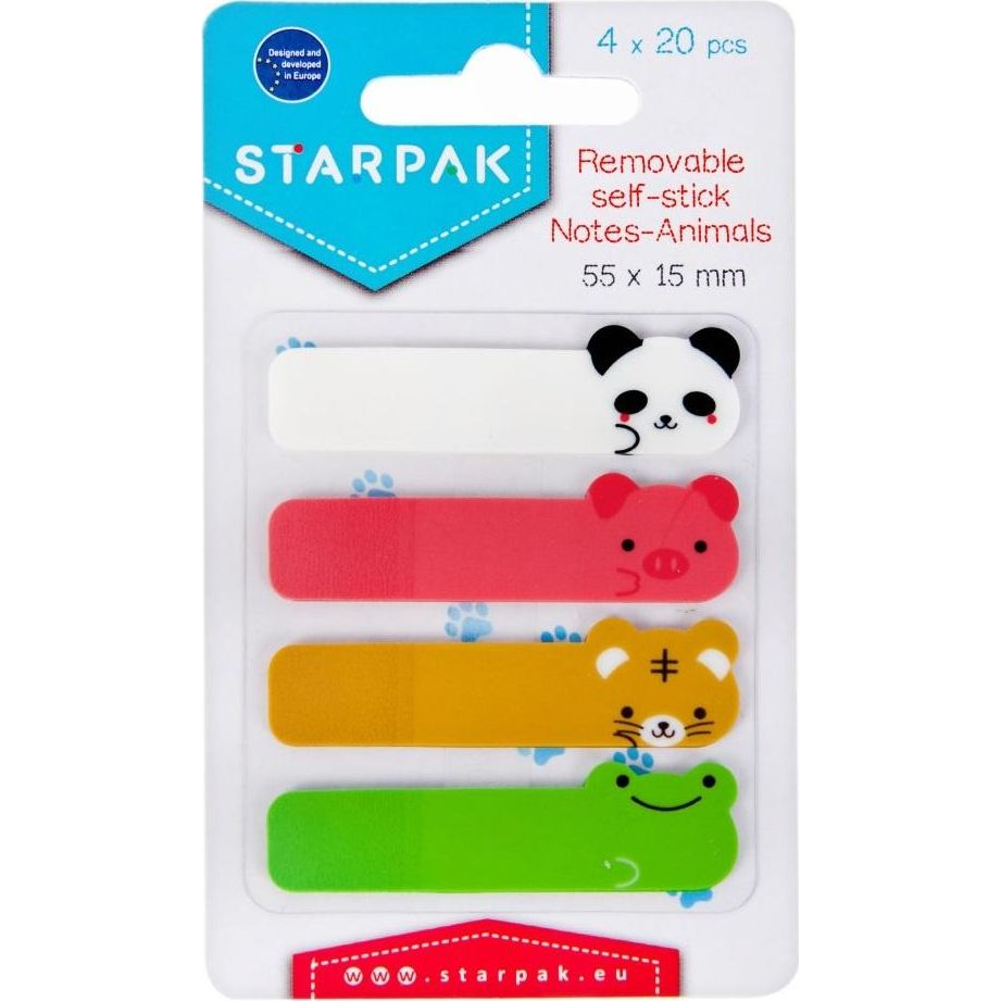 Starpak Jelölő Matrica - Állatos - 4 x 20 db (ZI ANIMALF)