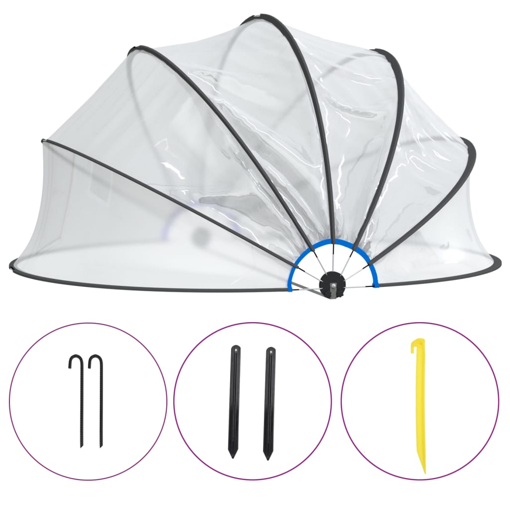 medencekupola 500 x 250 cm (92797)