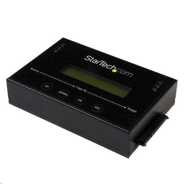 StarTech.com SATDUP11 kopienhed til digital medie HDD duplikator 1 Kopier Sort