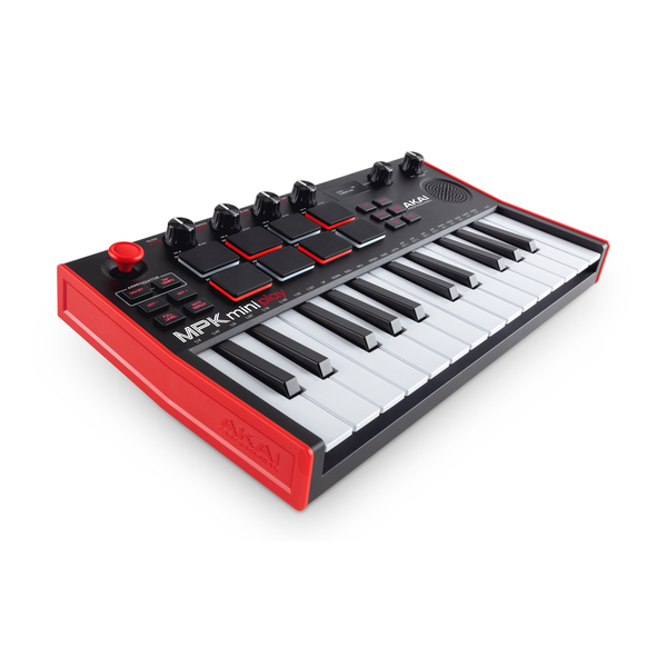 Akai MPK Mini Play MK3 USB MIDI Controller - Fekete/Piros