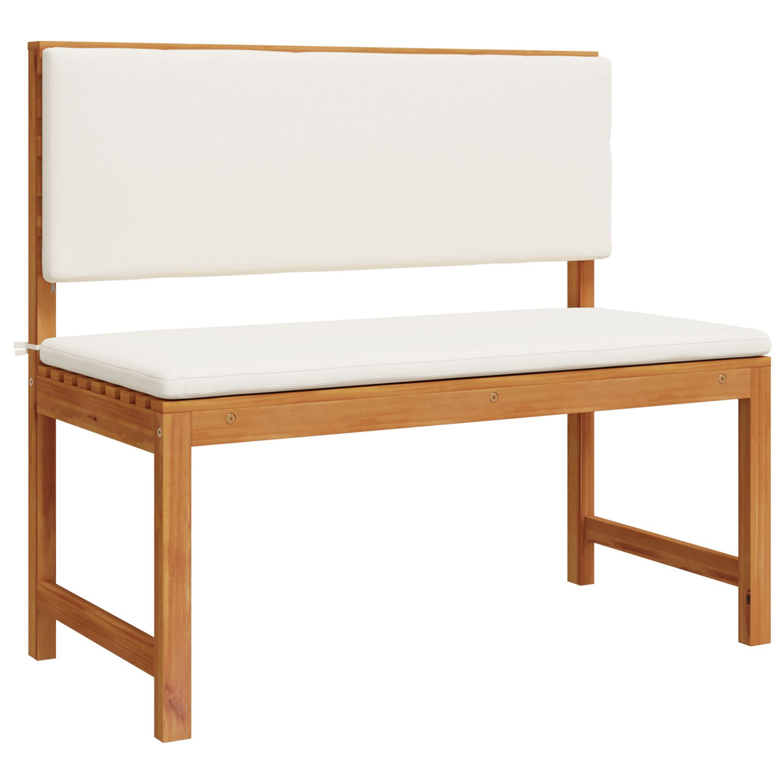 Kerti pad párnákkal 100x50x91 cm Tömör akácfából (4107152)