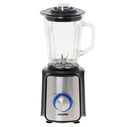 Blender Mesko MS 4080, 1200 W, 1.5 l, Negru/Argintiu