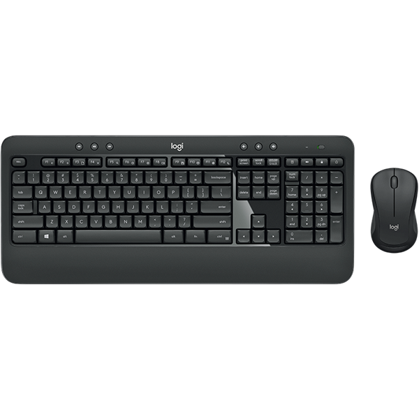 Logitech Advanced MK540 klávesnice Obsahuje myš USB QWERTY US Mezinárodní Černá, Bílá