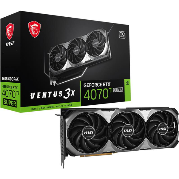 MSI GeForce RTX 4070 Ti SUPER 16GB VENTUS 3X OC videokártya