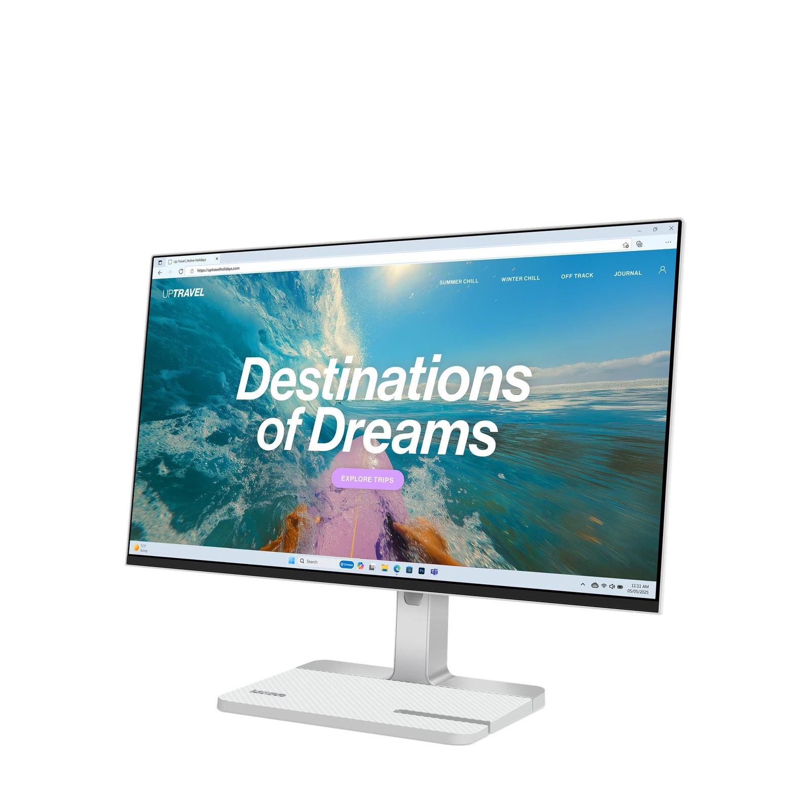 Монитор Lenovo L24D-4C — 67DCUAC6EU, сив