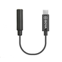 Boya Audio BY-K4 3.5mm TRS jack lengő aljzat -> USB Type-C átalakító kábel 6cm