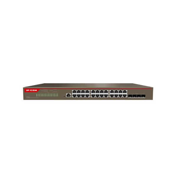 IP-COM 24x 10/100/1000 + 4x SFP vezérelhető switch (G5328X) (G5328X)