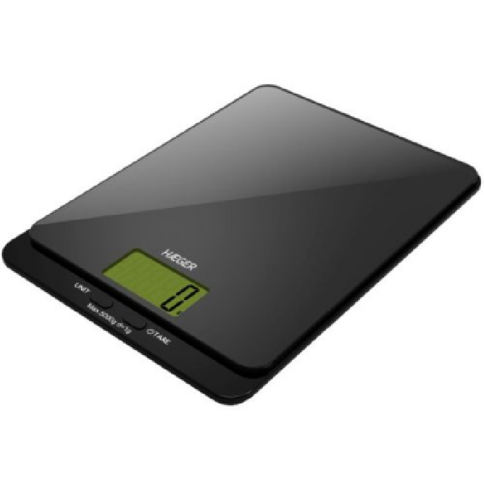 Haeger KS-0050.07A Digitális konyhai mérleg - Fekete (KS-005.007A)