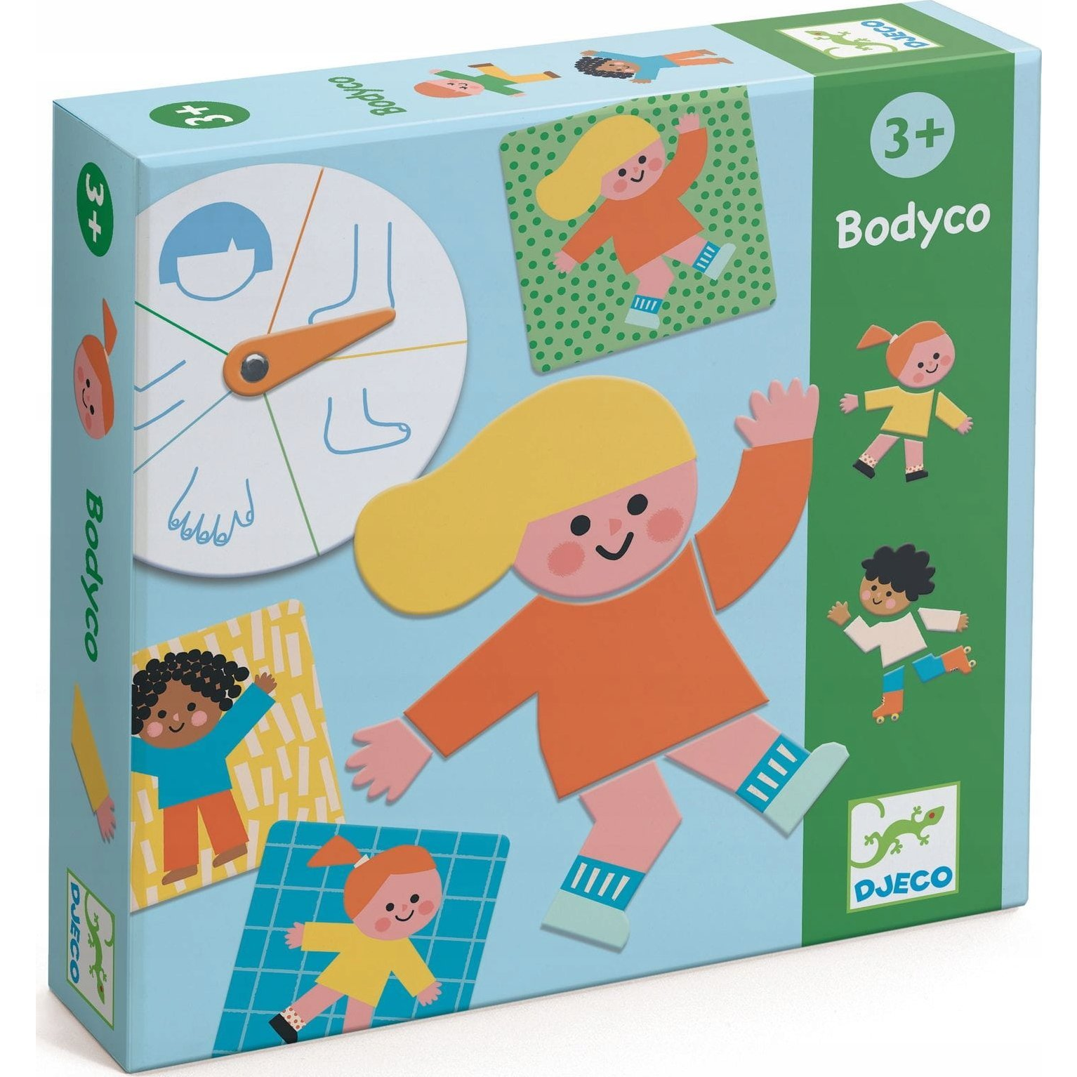 Djeco Bodyco - Testrészek, Bingó Fejlesztőjáték (DJ08267)