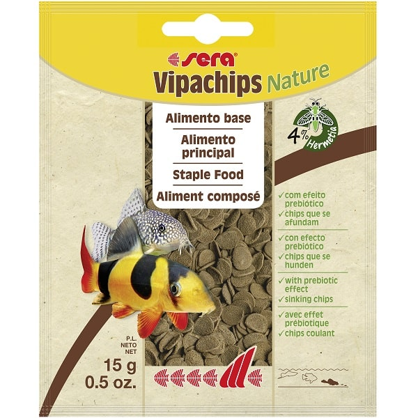 Sera Vipachips akvárium haltáp haleledel 15g (102180)