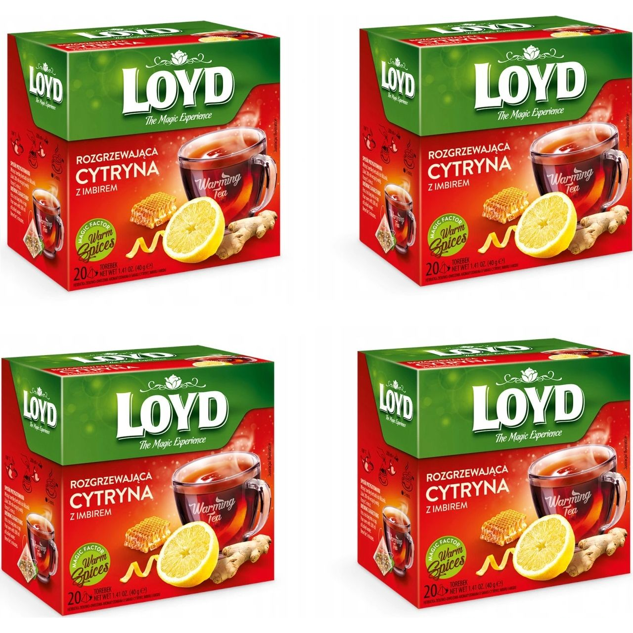 Loyd Tea Gyömbér-Citrom-Méz 20x2g (3103192)