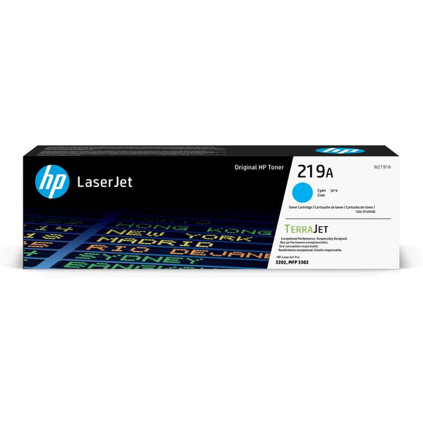 Toner HP LaserJet W2191A cyan, 219A