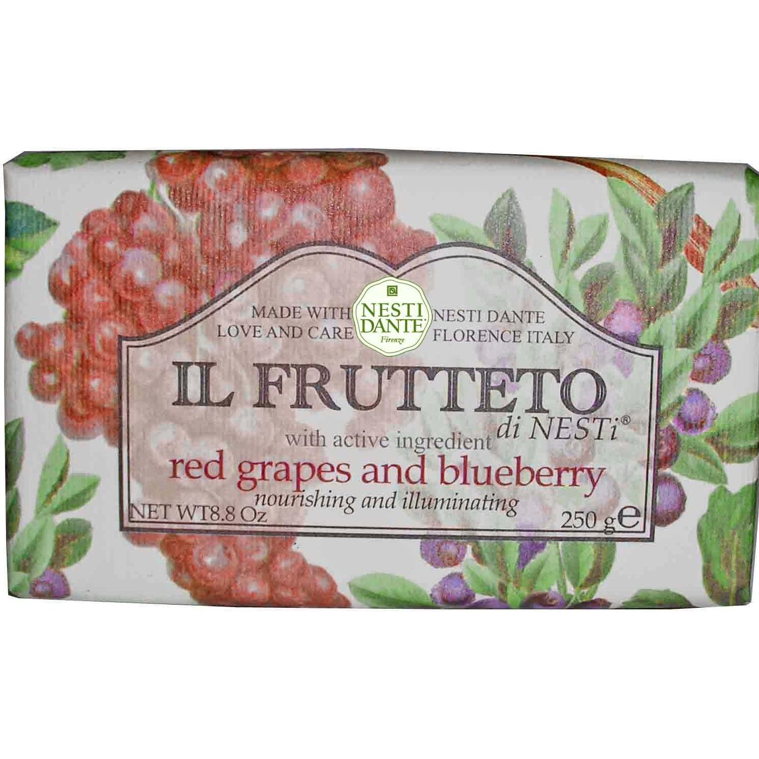 Nesti Dante Il Frutteto Red Grapes And Blueberry mydło toaletowe 250g