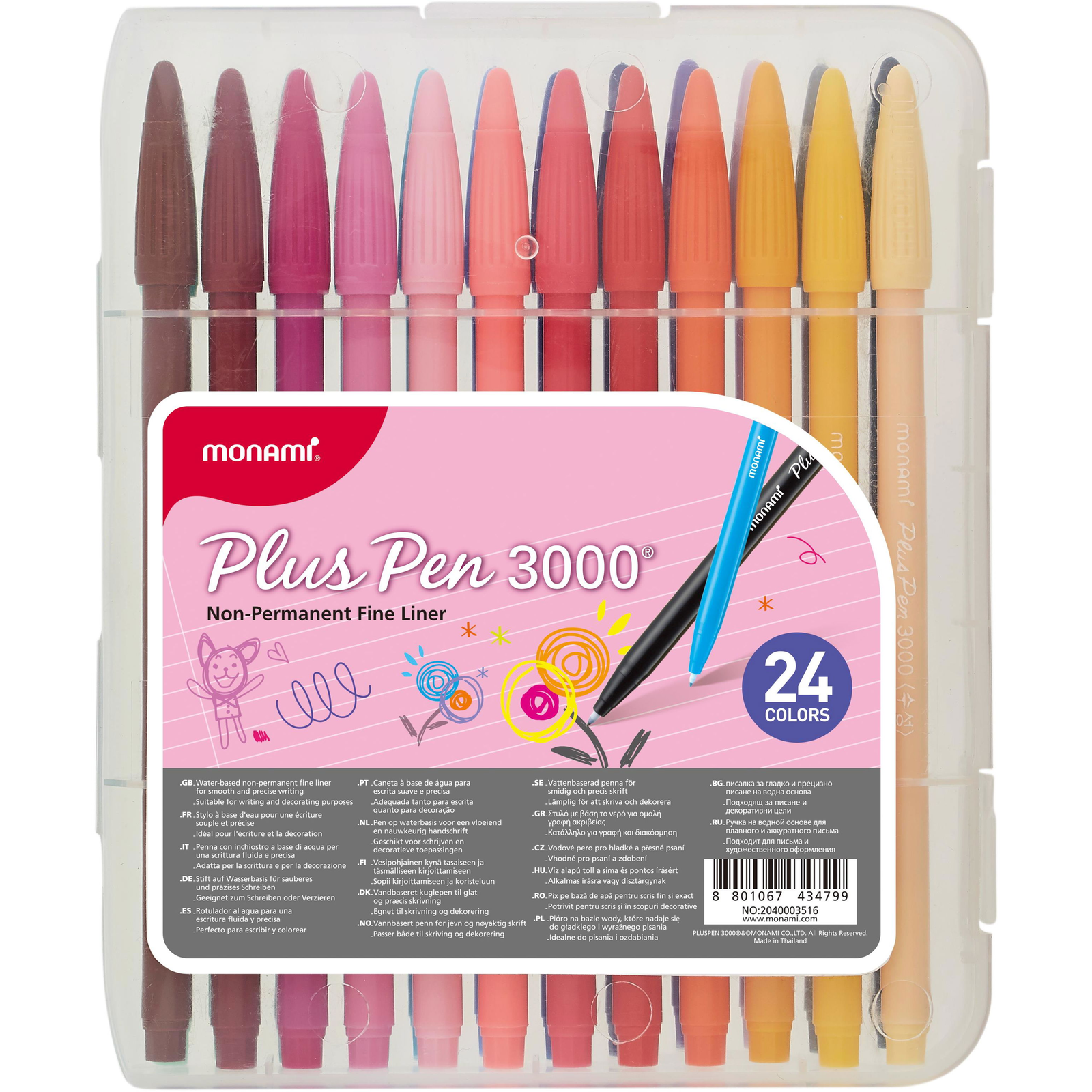 MONAMI Plus Pen 3000 24 db (MO3000-SADA 24 KS)