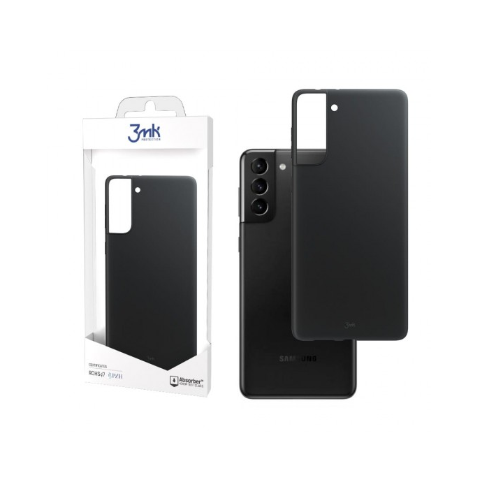 3mk Matt Samsung Galaxy S21 Szilikon Tok - Fekete (3M002218)