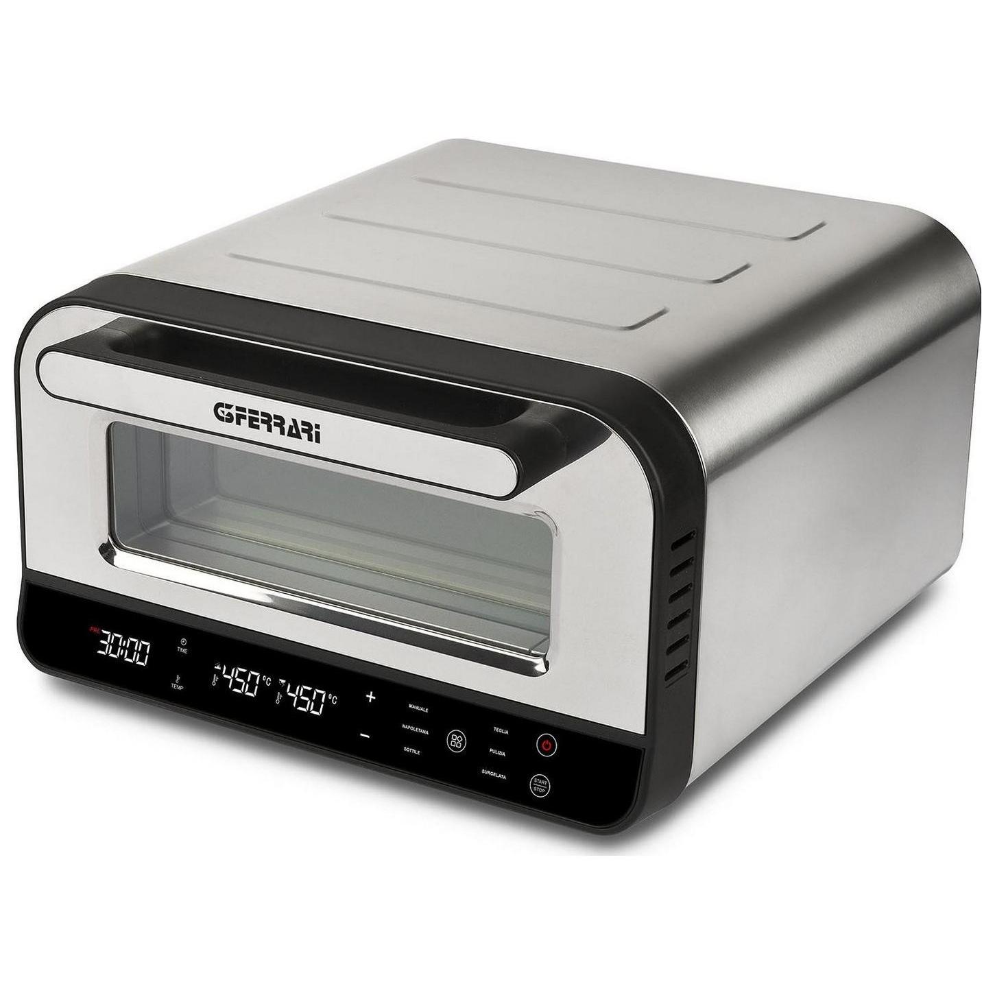 G3 Ferrari G1020400 Elektromos pizzasütő 1800W - Ezüst (G1020400 PIZZA PRO)