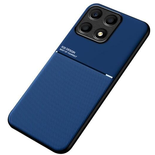 Gigapack Honor X8a mágneses, bőr hatású, csíkos mintás tok sötétkék (GP-139014)