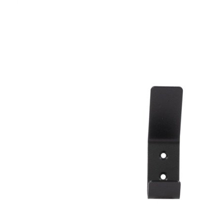 HANGER 1 HOOK ALIUM BLACK 100X30X50