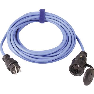 Kültéri, gumi hálózati hosszabbítókábel védőkupakkal, kék, 10 m, H07RN-F 3G 1,5 mm2, SIROX 644.110.06 (644.110.06)