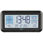 TFA Dostmann  (60.2562.01.GB) Rádiójel vezérlésű Ébresztőóra Fekete, Világoskék Riasztási idők 2 Nagy kijelző