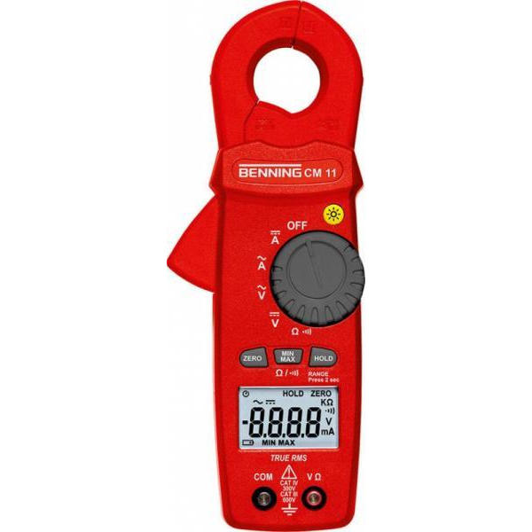 Benning CM 11 Lakatfogó, Kézi multiméter digitális CAT IV 300 V Kijelző (digitek): 6000 (8255851100)