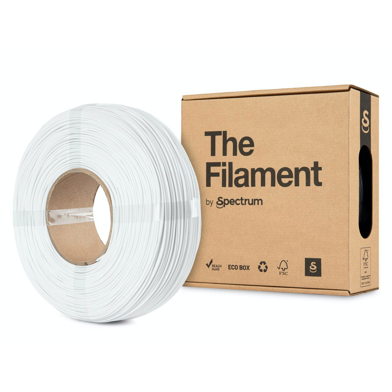 The Filament ReFill PETG 1,75mm Snow White 1kg (TF-24057)