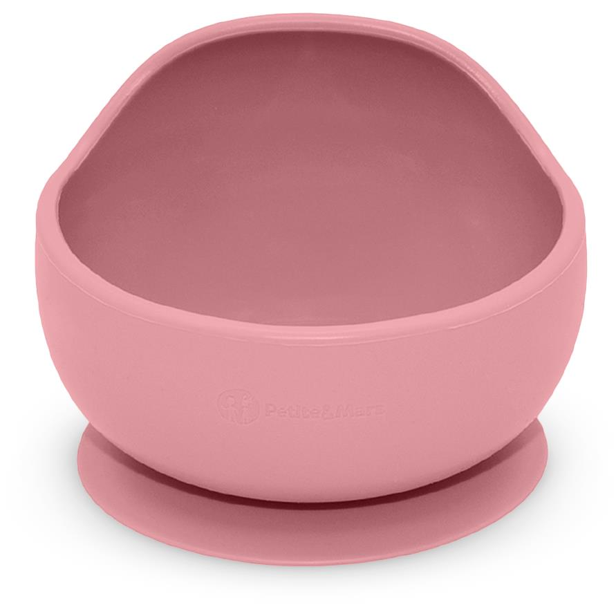 PETITE&MARS Take&Match Dusty Rose szilikon tál tapadókoronggal (8596202003489)