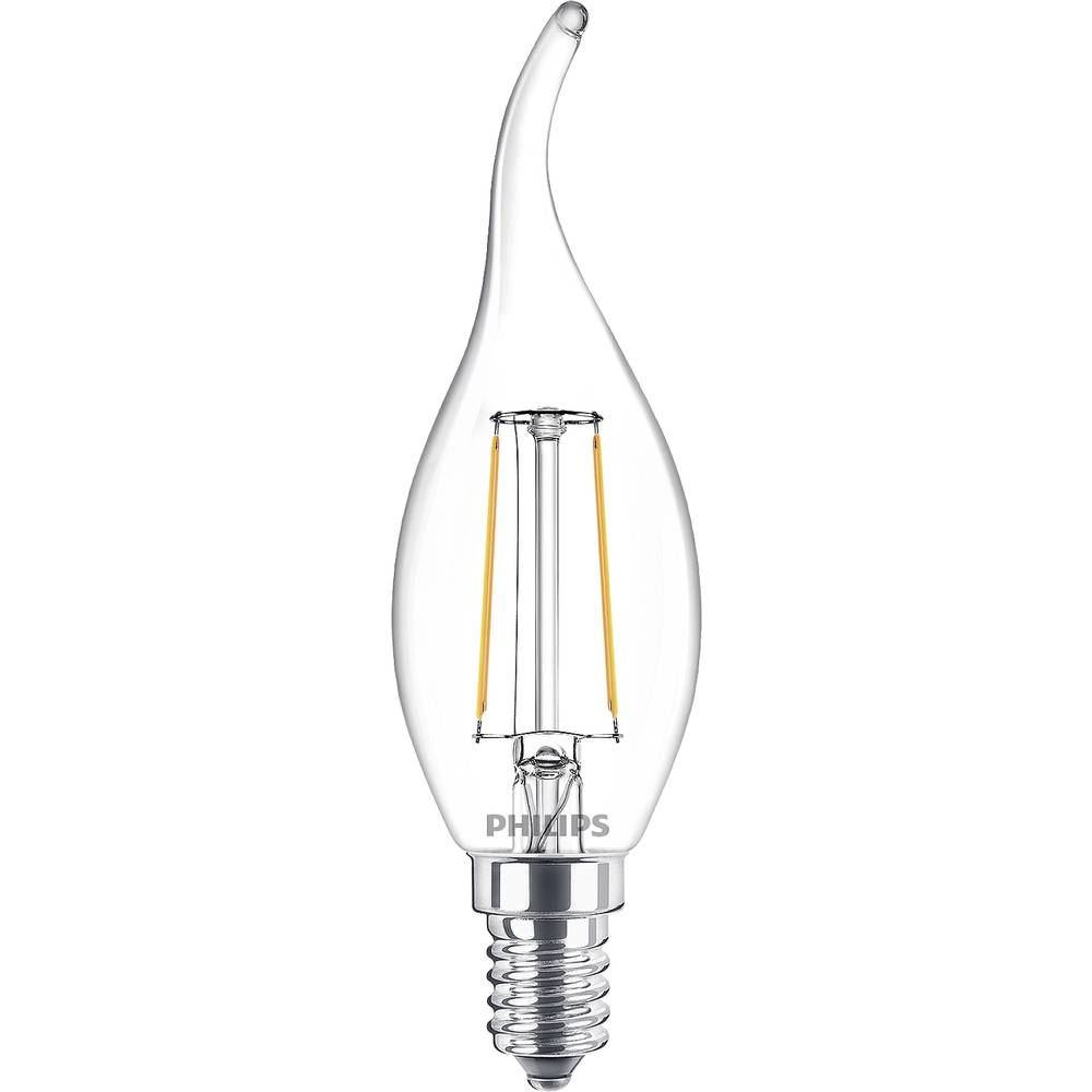 Philips E14 2W LED fényforrás meleg fehér (76319000) (philips76319000)