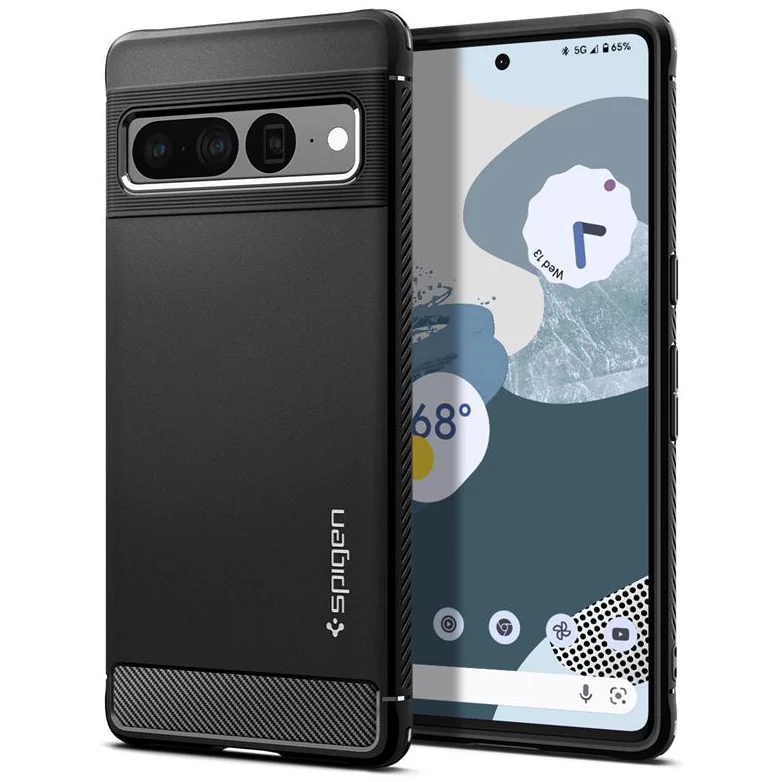 Spigen Rugged Armor Google Pixel 7 Pro tok fekete (ACS04725) (ACS04725)