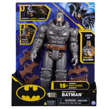 Spin Master DC: Világító és hangot adó Batman akciófigura, 30 cm (6064833) (6064833)