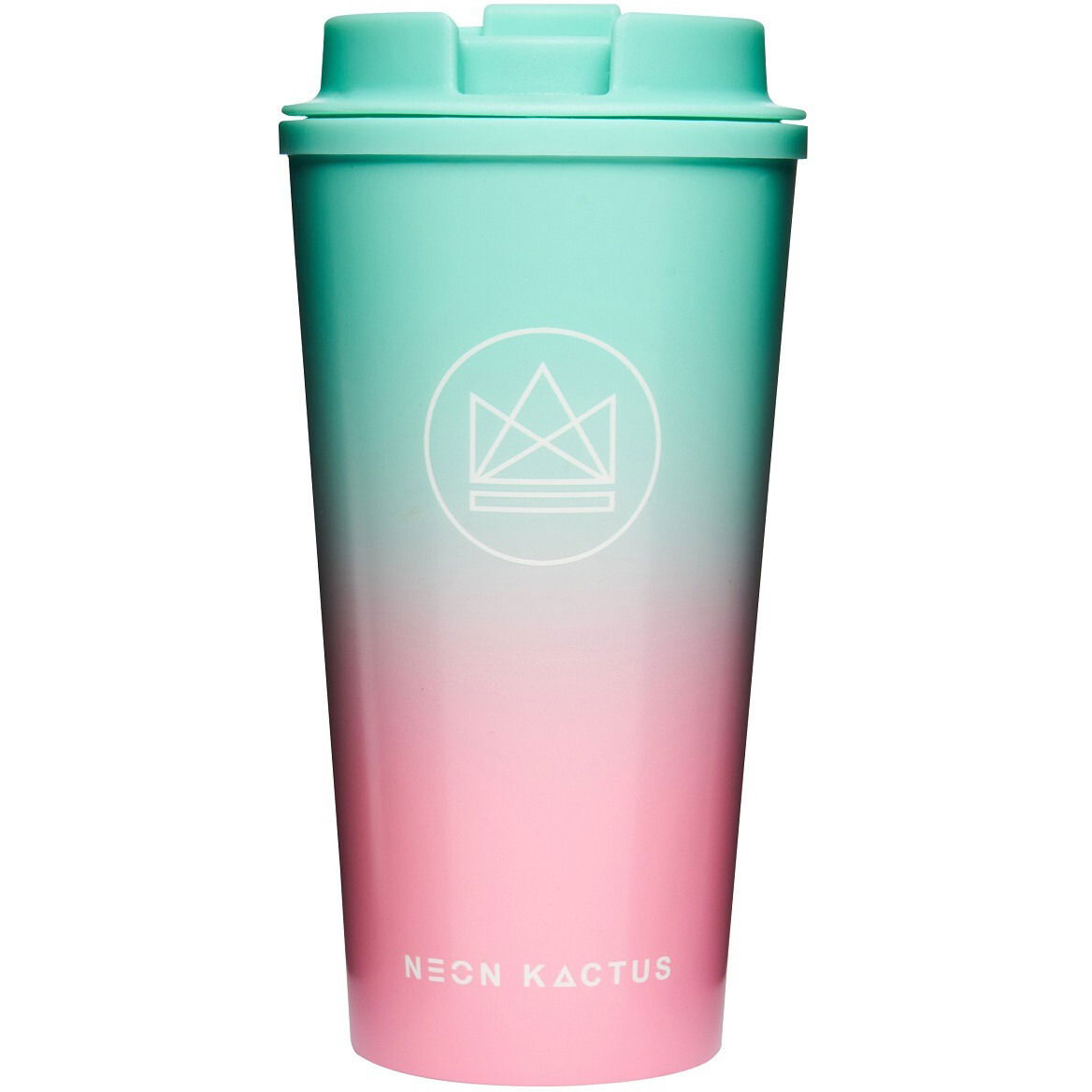 Neon Kactus szivárgásmentes termobögre, türkiz/rózsaszín, 0,45 l (DB1603)