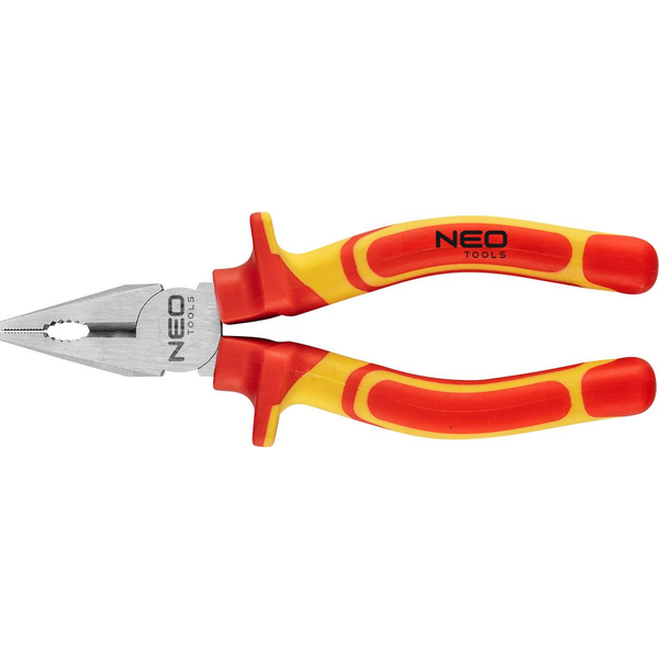 NEO 01-220 Kombinált Fogó 1000V, Szigetelt, 160mm (6"), CrV, Polírozott