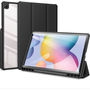 Dux Ducis GP-145252 Tok - Samsung Galaxy Tab S6 Lite 10.4 LTE (SM-P625) 2024, Oldalra Nyíló, Aktív Flip, Fekete