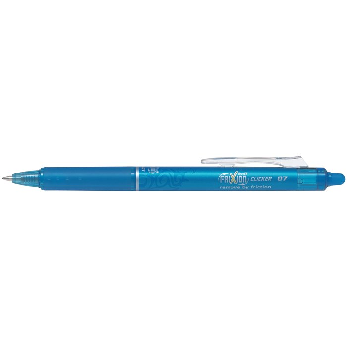 Pilot Frixion Clicker nyomógombos törölhető rollertoll - 0.35mm / világoskék (BLRT-FR7-LB)