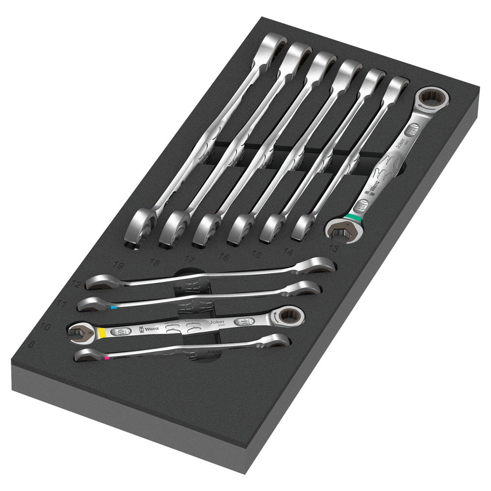 Wera 9730 Racsnis kombinált csavarkulcs készlet (11 db / csomag) (05150120001)