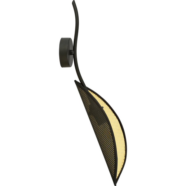 PETALO Fali Lámpa, Teljesítmény Max.40W, E14, Fekete-arany