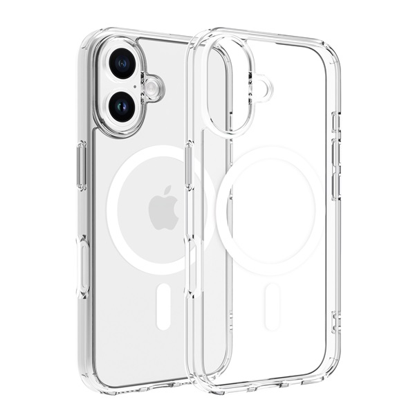 Dviced DV511012 MagSafe iPhone 16 átlátszó/fehér hátlap (DV511012)