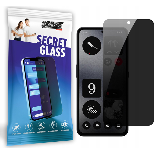  GrizzGlass Szkło prywatyzujące GrizzGlass SecretGlass do Nothing CMF Phone 1
