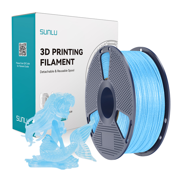SUNLU PLA csillogó kék filament 1.75mm 1kg PLA Twinkling Blu