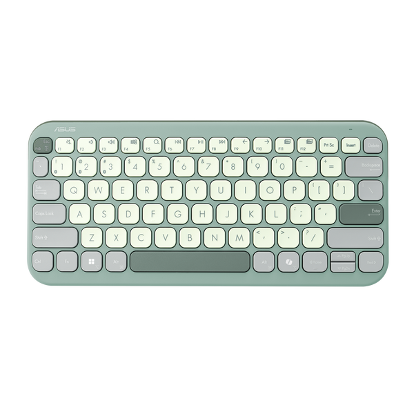 ASUS KW100 KEYBOARD/GN/UI/80 toetsenbord Universeel Bluetooth Groen