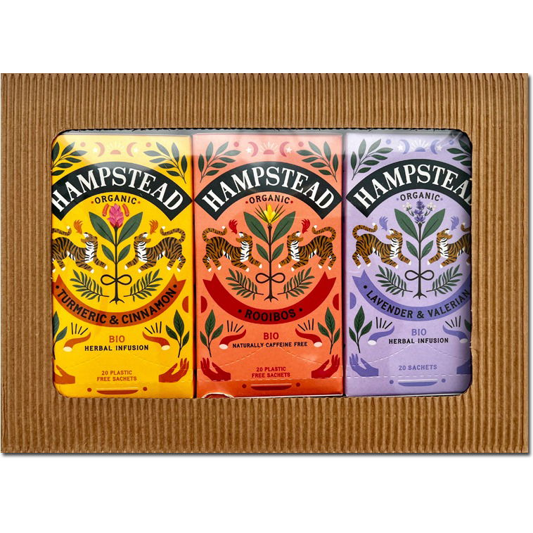Hampstead Tea BIO Special Ajándékcsomag gyógyteákból 3 x 20 db (1234567000100)