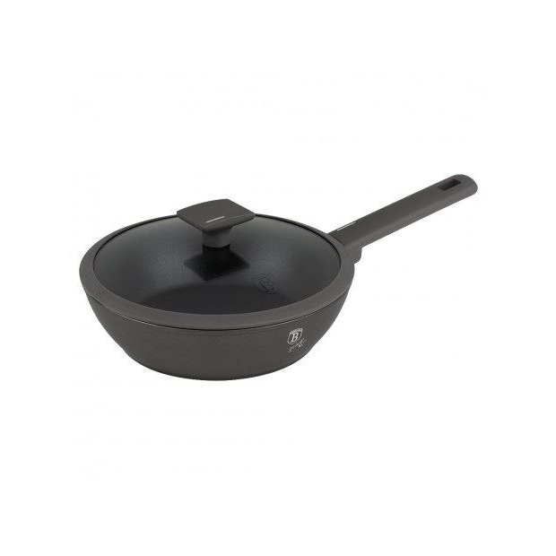 Berlinger Haus Antracit Collection serpenyő fedővel 24cm (BH/8122) (BH/8122)