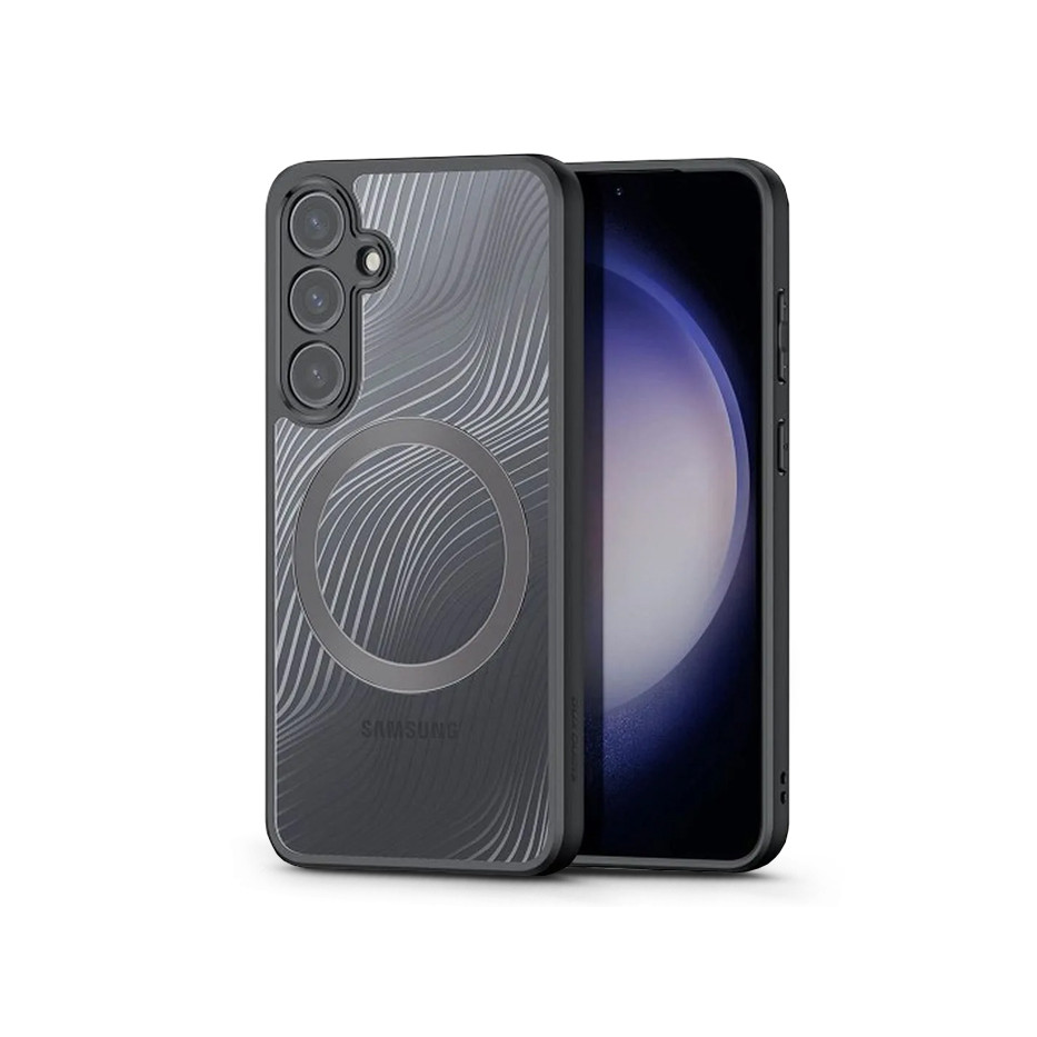 Samsung SM-S921 Galaxy S24 hátlap - Dux Ducis Aimo MagSafe Series - fekete/átlátszó (DD022771)