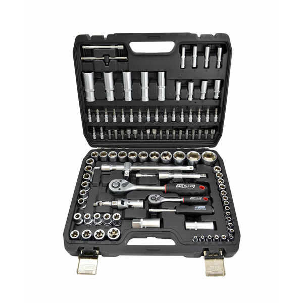 AW ZESTAW KLUCZY  108el 1/2" / 1/4" BLACK LINE