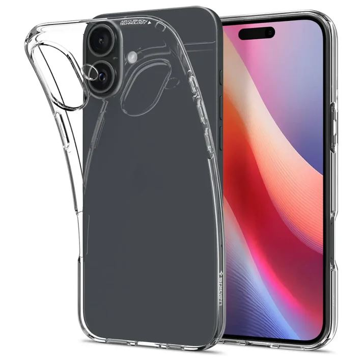 Spigen Liquid Crystal iPhone 16 tok átlátszó (ACS08190) (ACS08190)